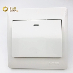 Bộ công tắc đơn, 2 chiều có đèn LED Simon Series 50 51012BD
