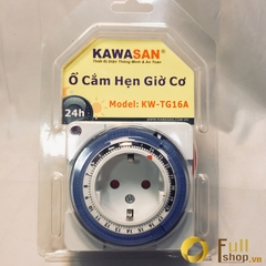 Ổ cắm hẹn giờ cơ TG16A 96 chu kỳ hẹn giờ tắt mở trên 24 giờ Kawa TG16A