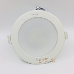 Đèn LED Downlight âm trần 8W ánh sáng trắng 6500K lỗ khoét ɸ90~102mm Wave downlight N03E0-1018