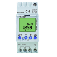 Công tắc thời gian lắp hộp CB hoặc thanh ray Theben-Germany SIMPLEXA 601