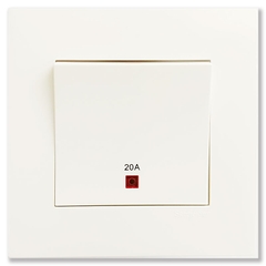 Bộ công tắc đơn 2 cực 20A Schneider Series Vivace KB31D20NE_WE