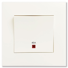 Bộ công tắc đơn 2 cực 45A Schneider Series Vivace KB31DR45N_WE