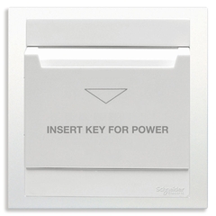 Bộ công tắc  chìa khóa thẻ Schneider Series Vivace KB31EKT_WE