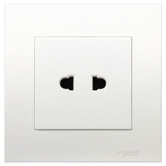 Bộ ổ cắm đơn 2 chấu 10A Schneider Series Vivace KB426US_WE
