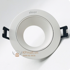 Khung mặt viền chóng lóa Spotlight KC1 màu trắng góc chiếu 10 độ Simon N0424-0231