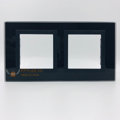 Viền đôi mặt kính màu Đen Simon V8 80620-63