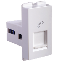 Ổ cắm điện thoại chuẩn RJ11 cỡ S Simon Series 52 N522