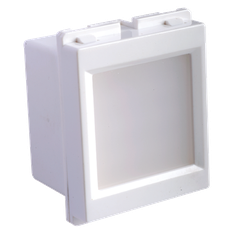 Đèn báo lắp đế chữ nhật LED màu vàng 2W cỡ M Simon Series 52 N60