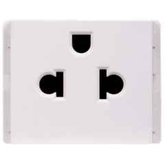 Ổ cắm chuẩn Âu - Mỹ có tiếp đất 16A 250V cỡ M 3 chấu Simon Series 52 N82