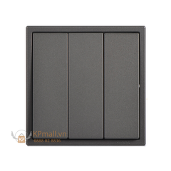 Module Công tắc ba, một chiều mặt vuông màu Xám (Grey) Simon Series i7 701031-61