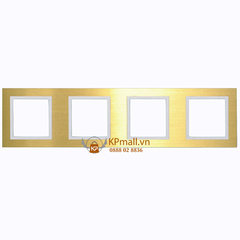 Viền bốn mặt Kim Loại màu Vàng loại 76 Simon V8 80841-48