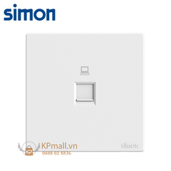 Bộ ổ cắm mạng đơn cat6e Simon S6 585218