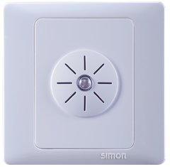 Hệ thống bật đèn bằng giọng nói có điều khiển trung tâm dùng cho đèn sợi đốt công suất Max 100W Simon S50 45E402