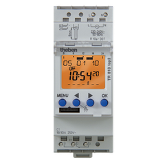 Công tắc thời gian lắp hộp CB hoặc thanh ray Theben-Germany TR 610 TOP 2