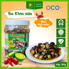 Ba khía sữa muối nước mắm - Hộp 700g (400g Ba khía sữa + nước mắm)