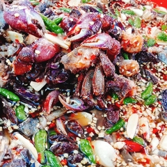 Ba khía muối nước mắm (Size cồ) - Hộp 1kg (450g Ba khía + nước mắm)