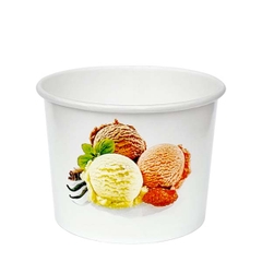 Tô giấy kem 10oz - Love 6