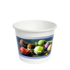 Tô giấy kem 7oz  - Love 8