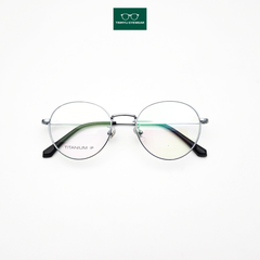 Gọng kính kim loại dáng tròn titan 7008 Trimyli Eyewear