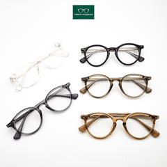 Gọng nhựa dáng tròn thời trang 98336 Trimyli Eyewear