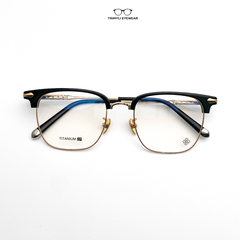 Gọng kính titan thiết kế clubmaster thời trang Trimyli Eyewear