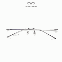 Gọng kính khoan không viền titanium 2973 Trimyli Eyewear