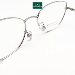 Gọng kính kim loại mắt mèo kim loại titan kính nữ Trimyli Eyewear 86155