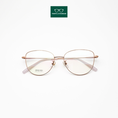 Gọng kính kim loại titanium mắt mèo thời trang Trimyli Eyewear 00257