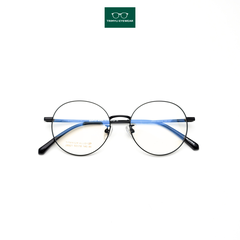 Gọng kính kim loại titanium dáng tròn 28921 Trimyli Eyewear