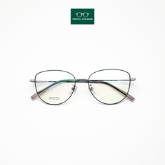 Gọng kính kim loại titanium mắt mèo thời trang Trimyli Eyewear 00257