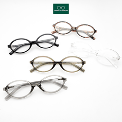 Gọng kính oval gọng nhựa hot trend Trimyli Eyewear 20349