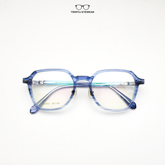 Gọng nhựa acetate dáng vuông nam nữ HE303