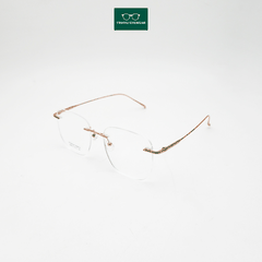 Gọng kính khoan kính không khung kính mắt nam nữ Trimyli Eyewear S00079
