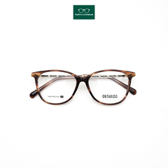 Gọng kính mắt mèo càng họa tiết nhựa acetate cao cấp 242224 Trimyli Eyewear