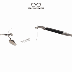 Gọng kính khoan không viền titanium 2038 Trimyli Eyewear