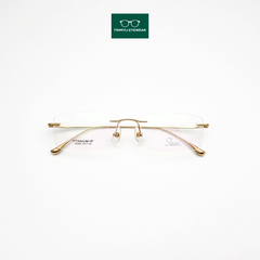 Gọng kính khoan không viền titanium 130009C Trimyli Eyewear