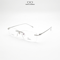 Gọng kính khoan kính không viền titatnium 130015C Trimyli Eyewear