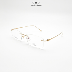 Gọng kính khoan kính không viền titatnium 130015C Trimyli Eyewear