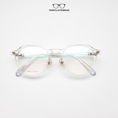 Gọng nhựa dáng tròn acetate HE301