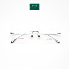 Gọng kính khoan không viền titanium 130009C Trimyli Eyewear