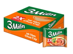 Mì 3 Miền vị Tôm chua cay