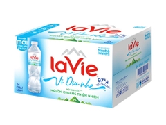 Nước suối Lavie vị dịu nhẹ 500ml- Thùng 24 chai