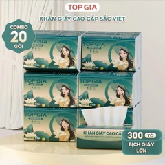 Giấy ăn Topgia Sắc Việt 4 lớp