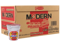 Mì ly Modern lẩu thái tôm 65g - Thùng 24 ly