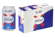 Bia Blanc Kronenbourg 1664 330ml - Thùng 24 lon