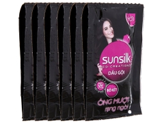 Dầu gội Sunsilk óng mượt rạng ngời 6g (5.8ml x 10 gói)