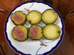 Bánh tét chuối nếp vàng 600g