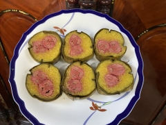 Bánh tét chuối nếp vàng 600g