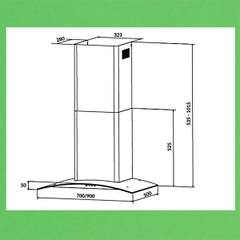 Máy Hút Mùi Eurosun EH-70K26S