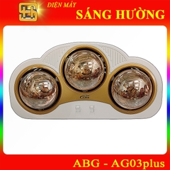 Máy Sưởi Phòng Tắm ABGeco 3 Bóng AG03